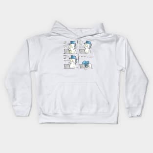 Dapper Cat - Zoom Call Kids Hoodie